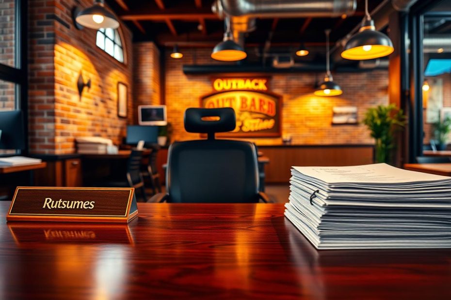 currículo para o Outback